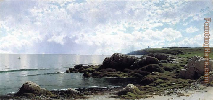Low Tide at Yellow Gail Cove painting - Alfred Thompson Bricher Low Tide at Yellow Gail Cove art painting